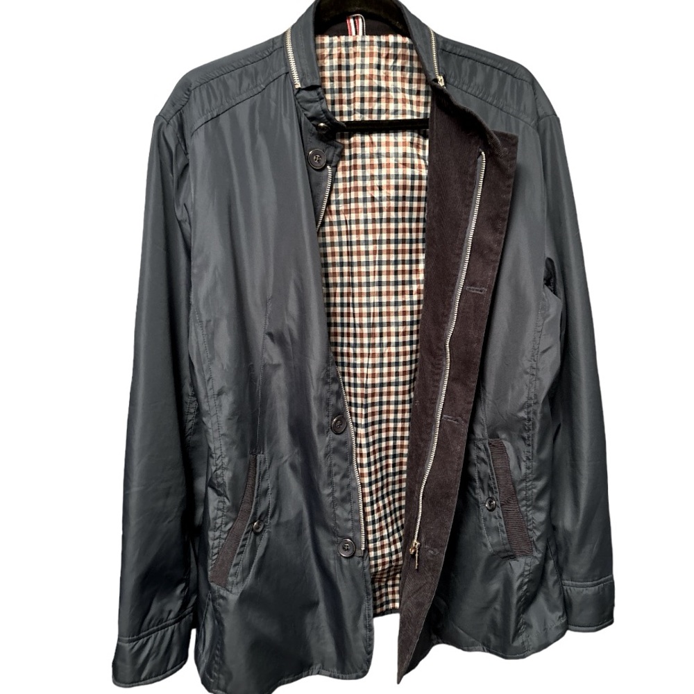 Lightweight Jacket  w Patterned Check Liner